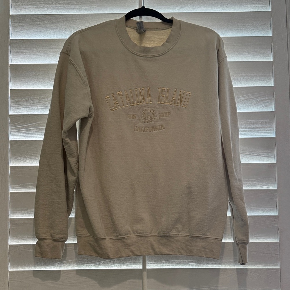 Catalina Island Beige Men's Sweater